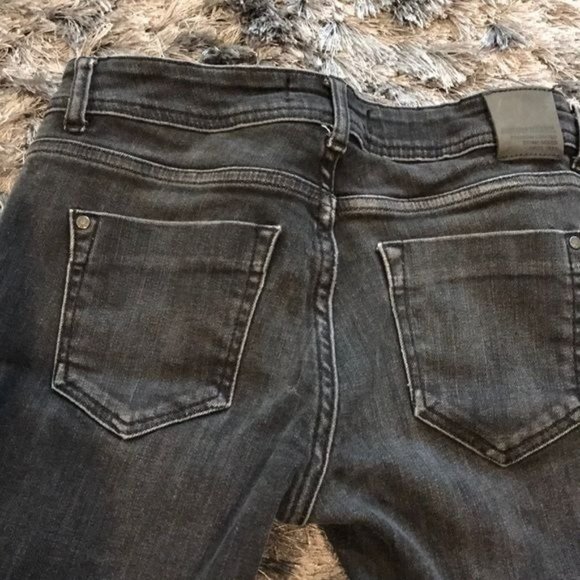 ZARA Z1975 Denim Distressed Skinny Jeans Sz 4 - Picture 5 of 5